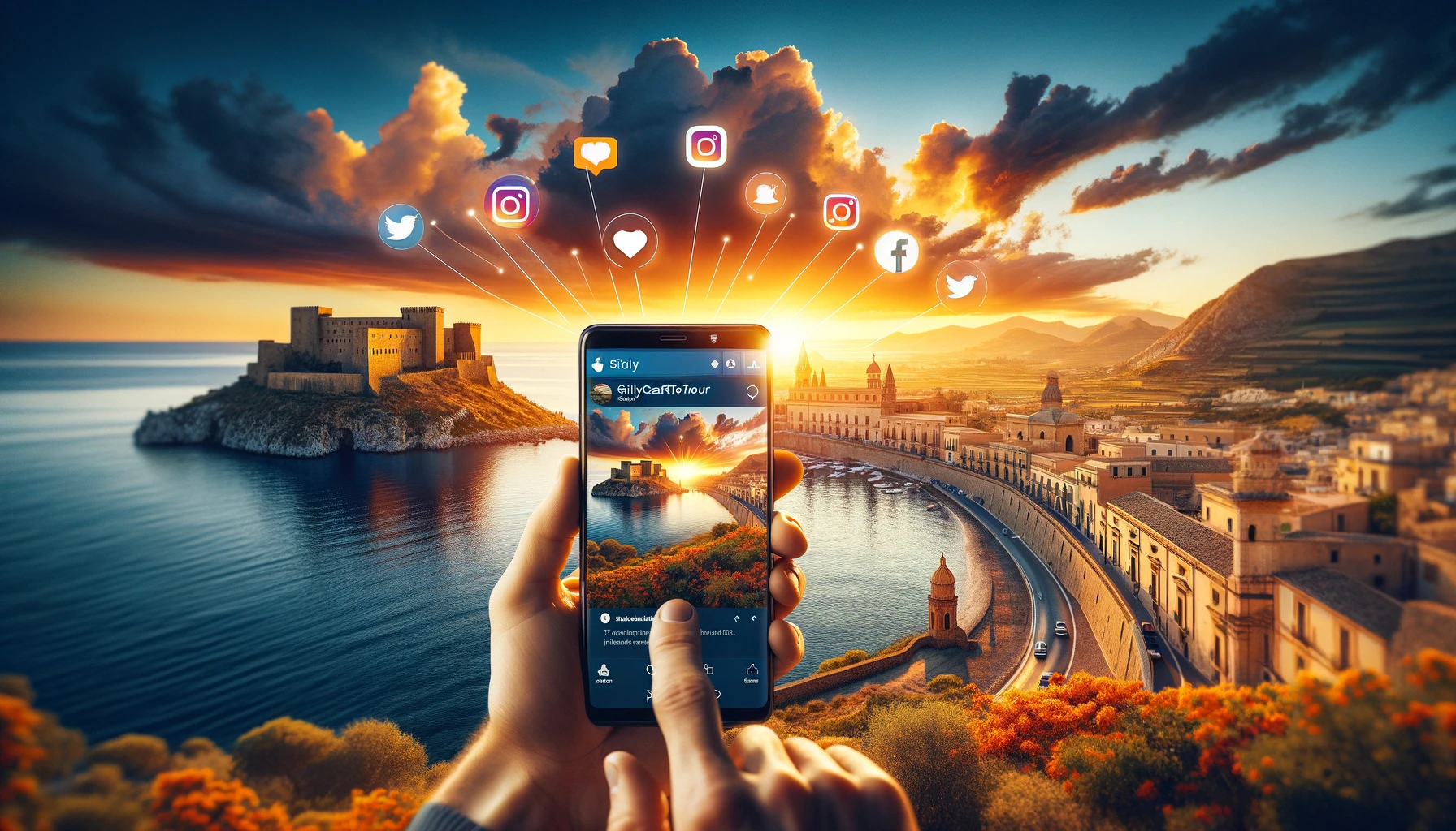 Contattaci sui Social Media